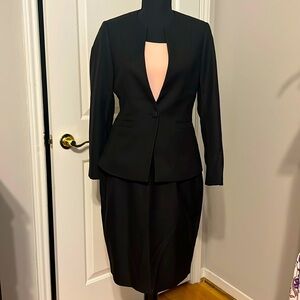 Black Skirt Suit - Set